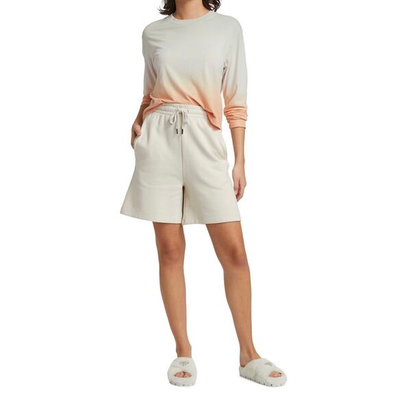 ATM Anthony Thomas‎ Melillo Ombre Boxy Long Sleeve Tee Gray White Orange Large - Picture 10 of 10